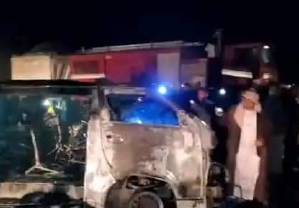 وفاة وإصابة 29شخصاً إثر حادث مروري مروع وسط اليمن