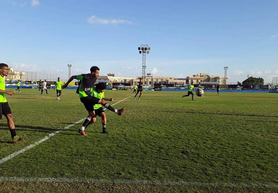 المنتخب الوطني الأول لكرة القدم يبدأ معسكره الخارجي في مصر