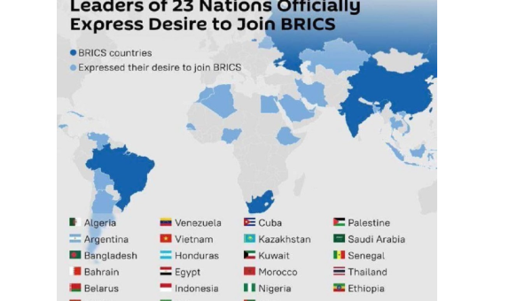 جنوب إفريقيا تنشر قائمة تضم 8 دول عربية قدمت طلبات رسمية للانضمام إلى منظمة بريكس