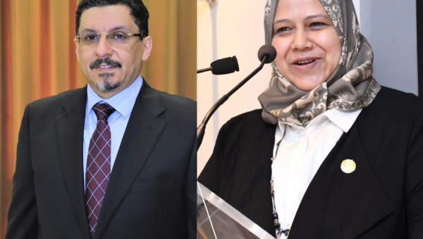 وزير الخارجية لمنى لقمان: نموذجا رائدا لعطاء المرأة اليمنية