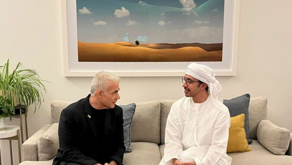 وزير الخارجية الإماراتي يلتقي زعيم المعارضة في 