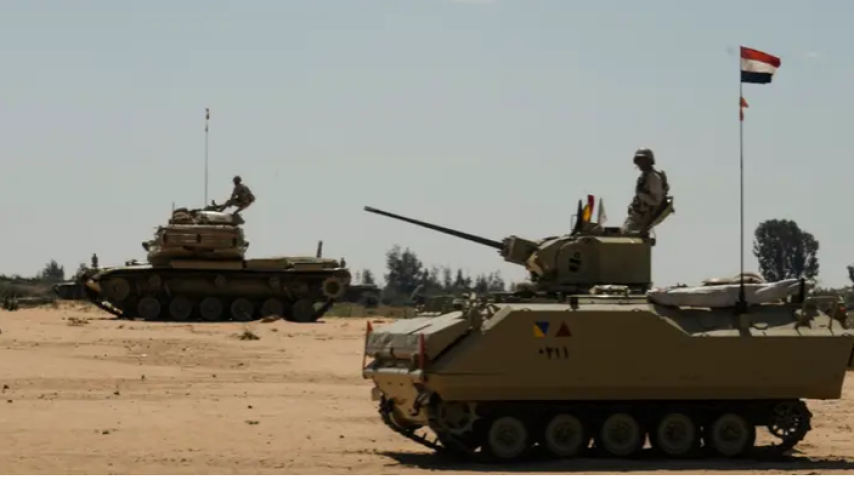 مصر تعلن رفع مستوى التأهب العسكري في شمال سيناء